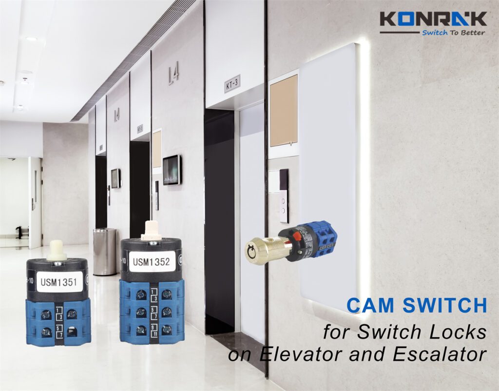 LW26-10 Rotary Cam Switch Lock for elevator