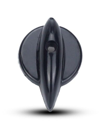 R Type handle knob Black for OFF-ON Switches