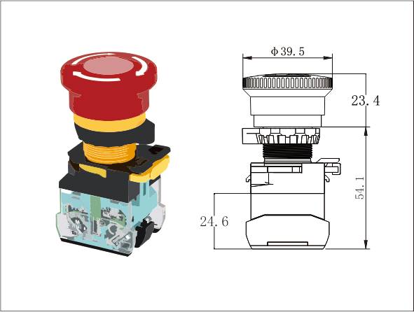 LA139R Mushroom Twist to Release