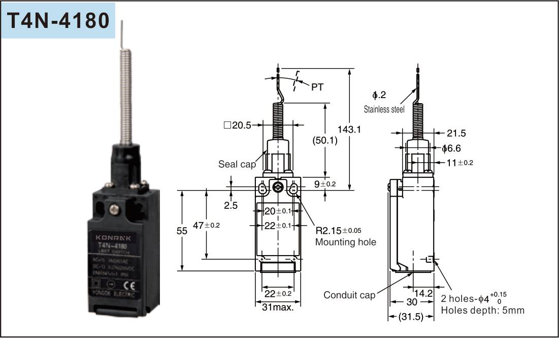 Limit Switches T4N-4180