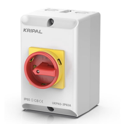 Kripal-Ukpn-3pole-63A-Isolator-Switch-AC-Disconnecting-Switch-3-Phase-Disconnector-Accessories