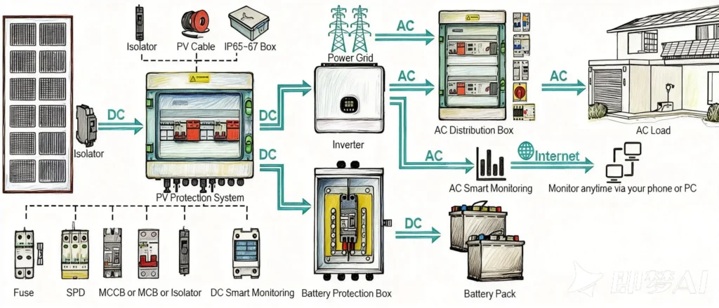Home Solar Safety Konrak’s Reliable Combiner Box